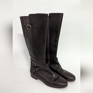 Ugg Beryl Tall Riding Boots Stout Brown 8.5 fall preppy heritage country living